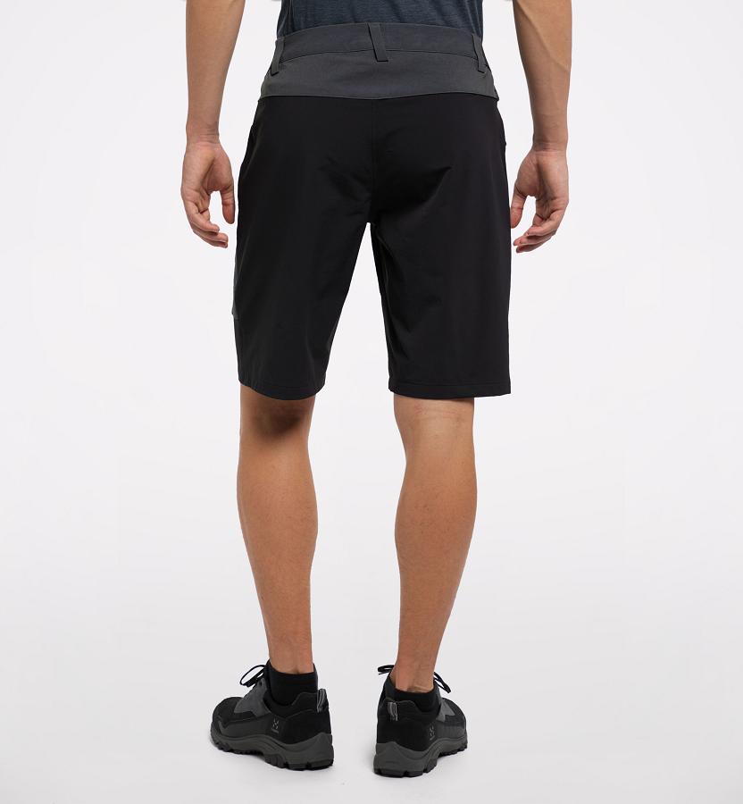 Haglöfs Mens Rugged Flex Shorts Black New Zealand 06428WUQA